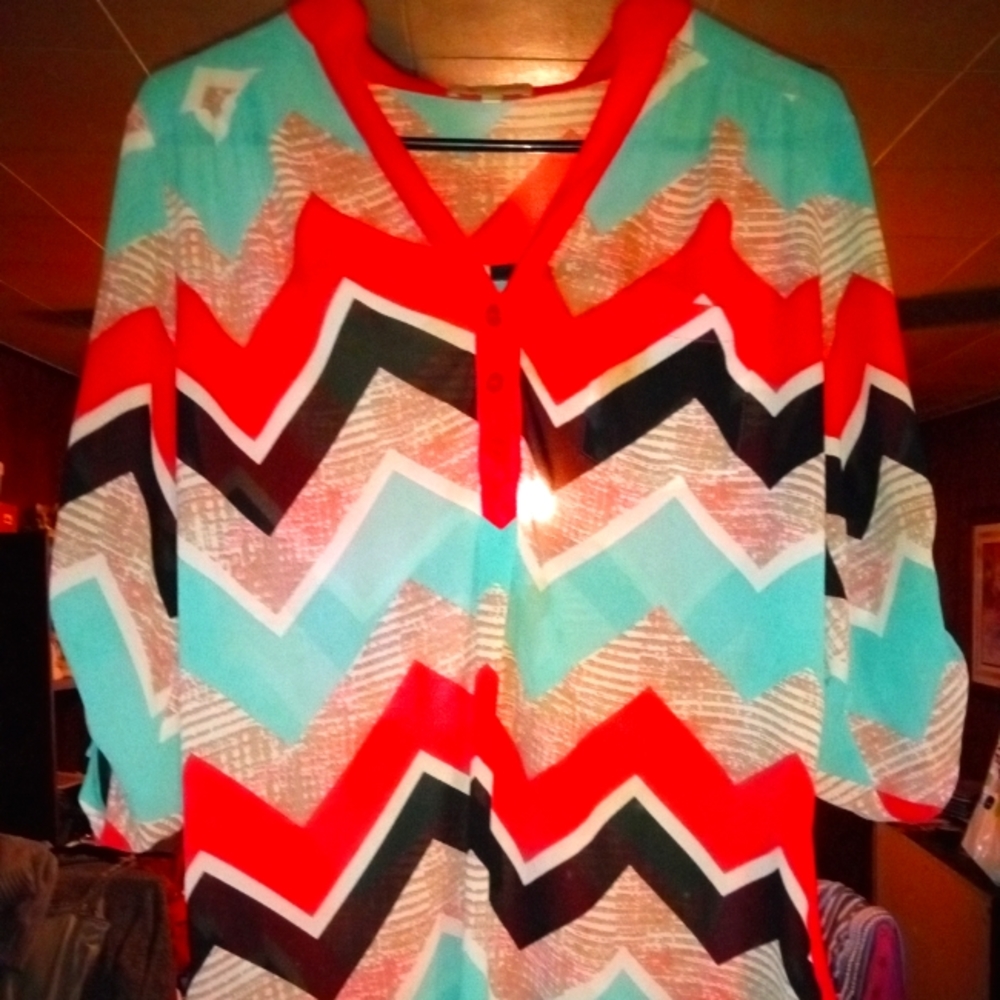 MY MICHELLE BRAND IN A LARGE BLOUSE beautiful